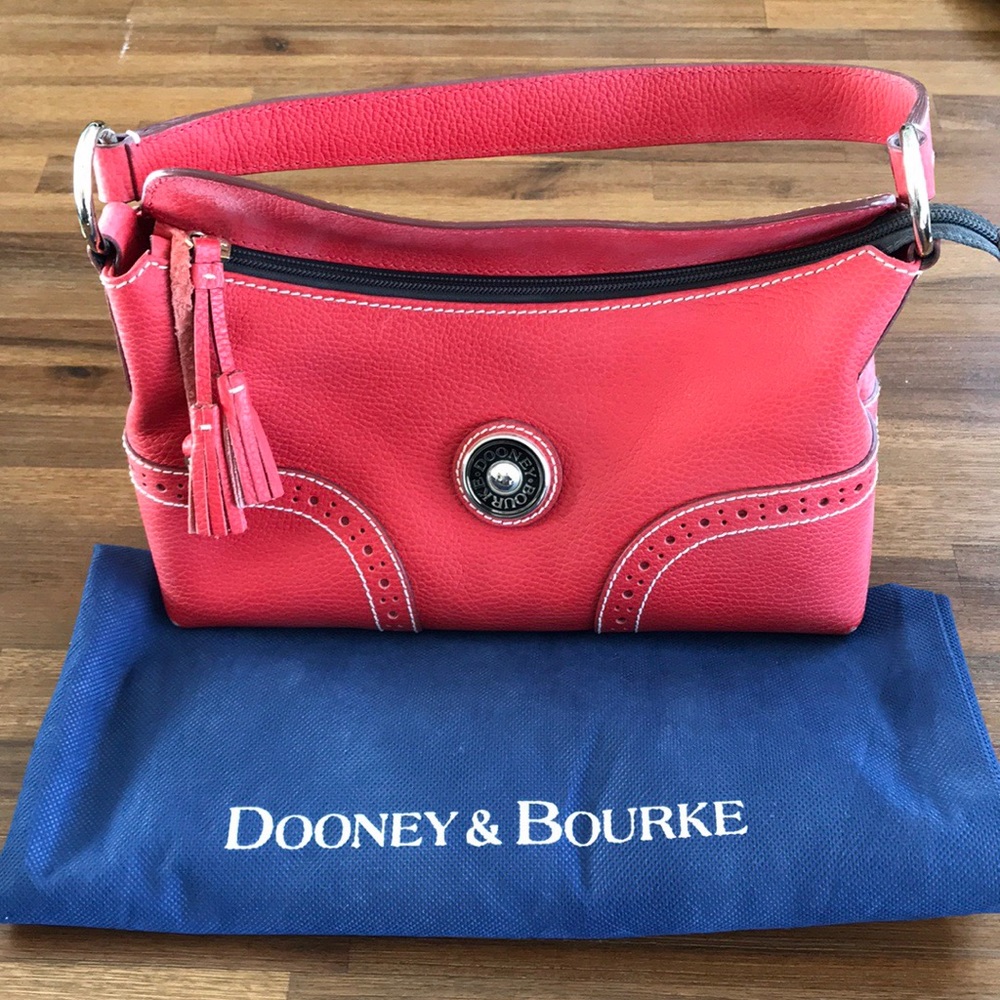 Dooney and Burke Pebble Leather Satchel